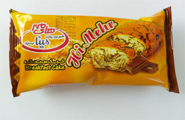 کیک صبحانه دو رنگ